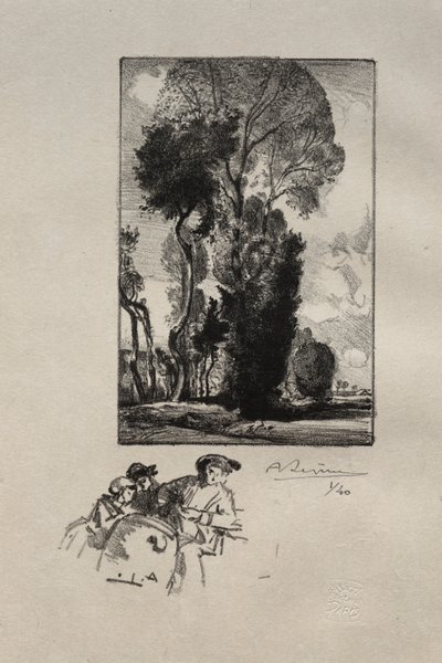 Bocagen. af Auguste Louis Lepère