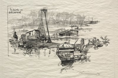 Point of Billancourt af Auguste Louis Lepère