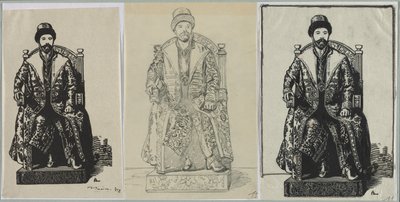 Le Tsar, 1914. af Auguste Louis Lepère