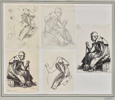 Kong Peter af Serbien af Auguste Louis Lepère