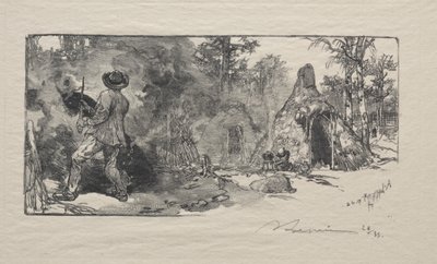 Charbonnieres af Auguste Louis Lepère