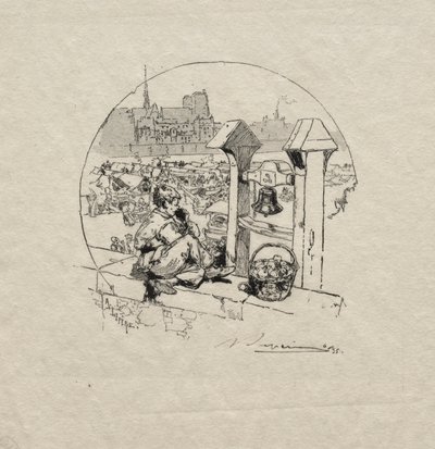 Æblemarked, nr. 2. af Auguste Louis Lepère