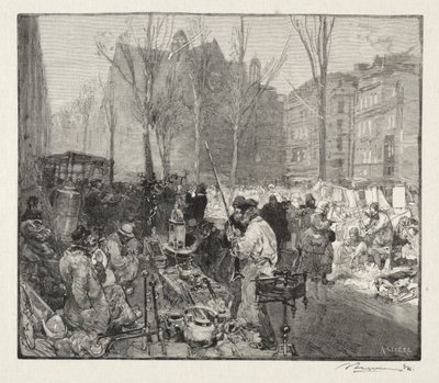 Skrotmarked. af Auguste Louis Lepère