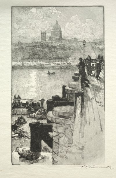 Montagne Ste. Genevieve. af Auguste Louis Lepère