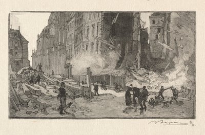 Place Gerson og Rue Restot. af Auguste Louis Lepère