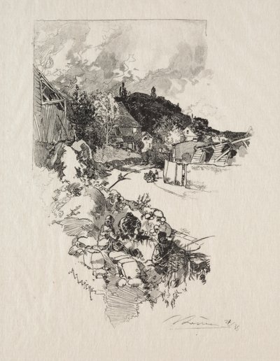 Vejen til Versailles. af Auguste Louis Lepère