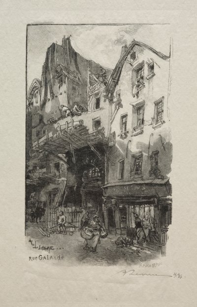 Galande gade af Auguste Louis Lepère
