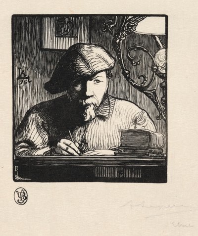 Selvportræt af Auguste Louis Lepère