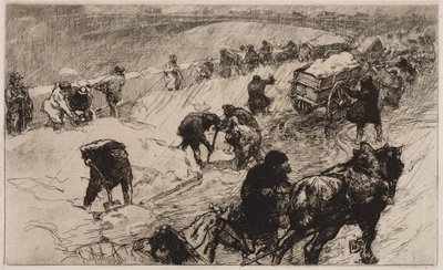 Sneboldkamp: Quai aux Fleurs, 1890. af Auguste Louis Lepère