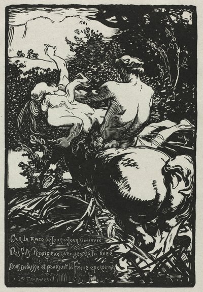Kentauren af Auguste Louis Lepère