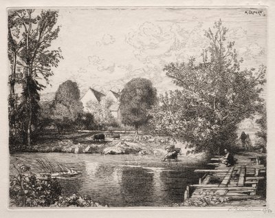 Den gamle gangbro af Auguste Louis Lepère
