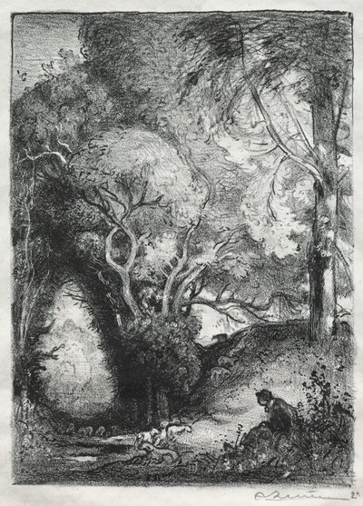 Kløften i juni. af Auguste Louis Lepère