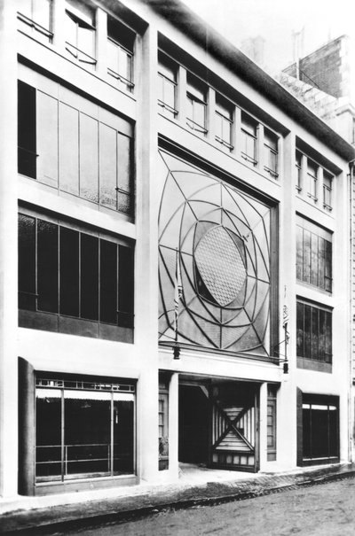 Garage i Rue de Ponthieu, designet af Auguste Perret (1874-1954) 1906 (s/h-foto) af Auguste Perret