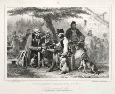 Album for 1832: En berømt diplomat sagde..., 1832. af Auguste Raffet