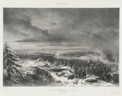 En episode fra felttoget i Rusland – Salon 1836 af Auguste Raffet