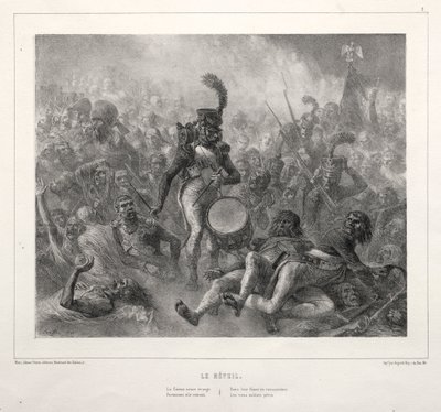 Albummet fra 1832: Reveil, 1832. af Auguste Raffet