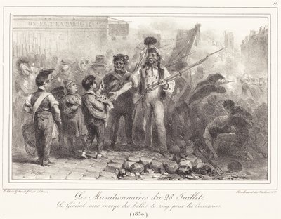 Ammunitionsarbejderne den 28. juli af Auguste Raffet