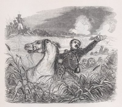 Poniatowski fra The Complete Works of Béranger, 1836. af Auguste Raffet