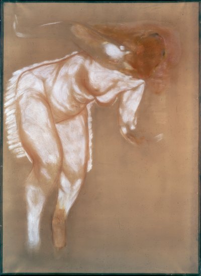 Studie til en siddende nøgenmodel af Auguste Renoir