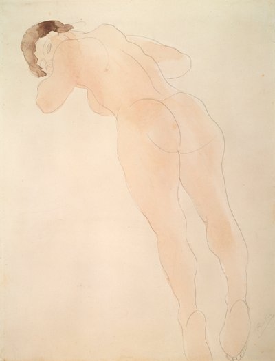 En nøgen, 1900-1908. af Auguste Rodin