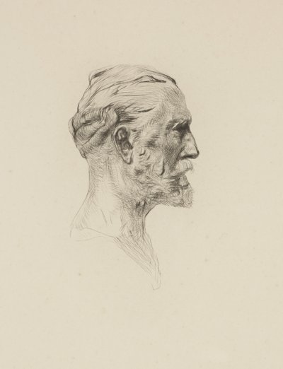 Antonin Proust, ca. 1884 (radering) af Auguste Rodin