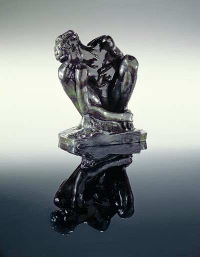 Krøjende nøgen af Auguste Rodin