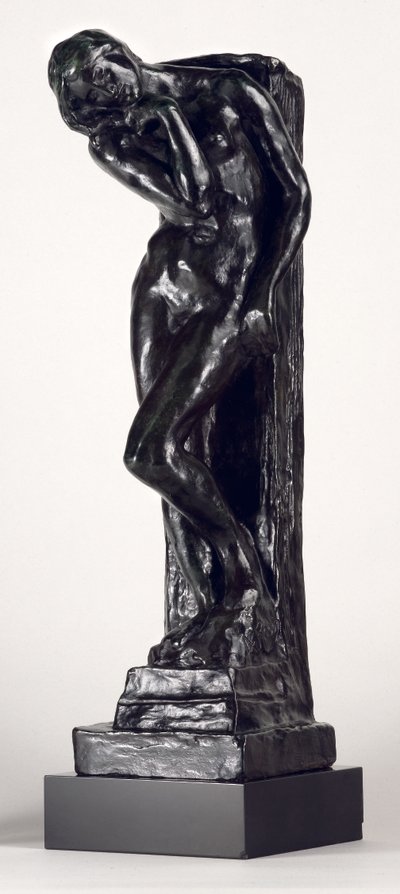 Eva med langt hår, 187880 (bronze) af Auguste Rodin