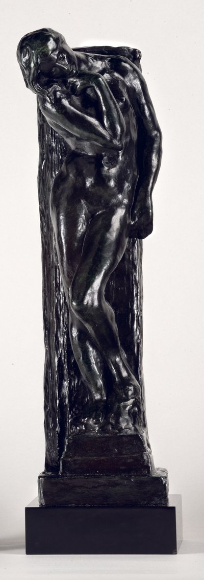 Eva med langt hår, 187880 (bronze) af Auguste Rodin