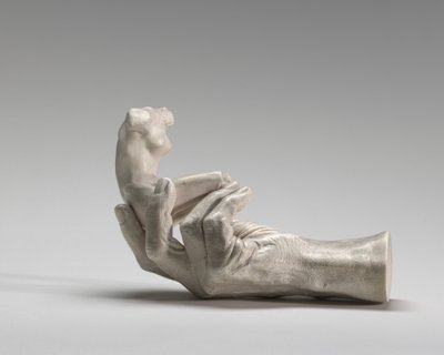Rodins hånd med en kvindeskikkelse, 1917. af Auguste Rodin