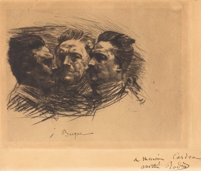 Henry Becque af Auguste Rodin