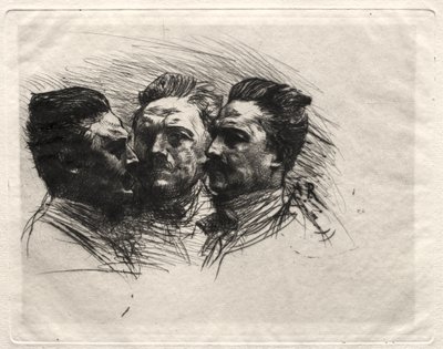Henry Becque af Auguste Rodin