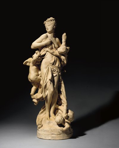 Uskyld plaget af kærlighed; Innocence Tourmentee par l"Amour, 1871; 1900 af Auguste Rodin