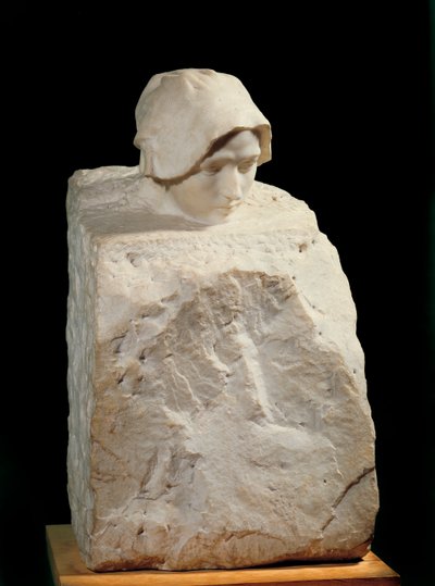 Tankeskulptur af Auguste Rodin (1840-1917) 1886-1889 Paris, Rodin Museum af Auguste Rodin