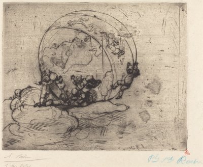 De elskende leder verden af Auguste Rodin