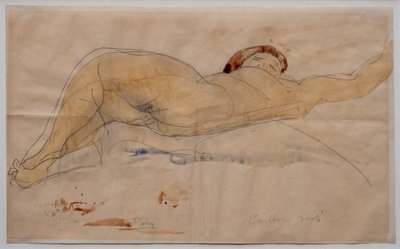 Liggende kvindelig nøgen af Auguste Rodin