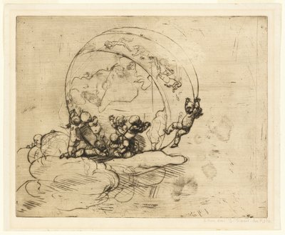 Elsker at vende verden af Auguste Rodin