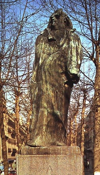 Monument til Honore de Balzac (1799-1850) (bronze) af Auguste Rodin
