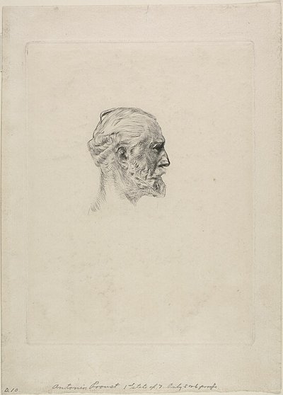 Portræt af Antonin Proust af Auguste Rodin