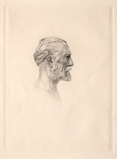 Portræt af Antonin Proust. af Auguste Rodin