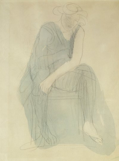 Siddende Kvinde; Femme Assise, af Auguste Rodin