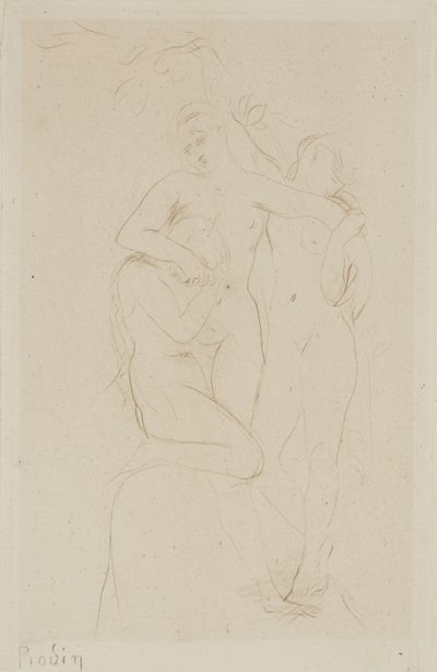 Sjæle i skærsilden af Auguste Rodin