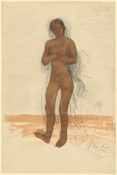 Sphinx, ca. 1898-1900 af Auguste Rodin