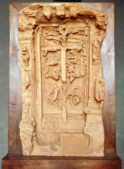 Study for the Gates of Hell, 1889-90 (terracotta) af Auguste Rodin