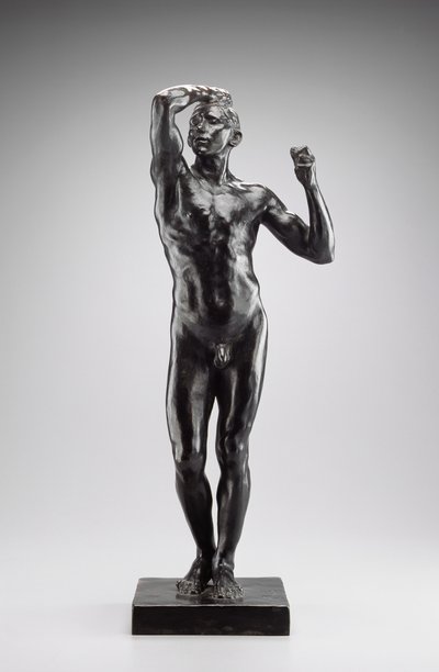 Bronzealderen, efter 1877 (bronze) af Auguste Rodin