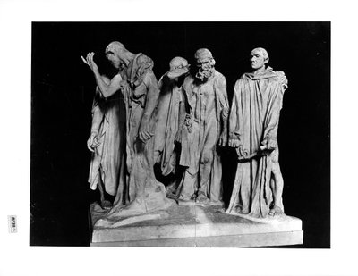 Borgerne i Calais, 1889 (gips) af Auguste Rodin