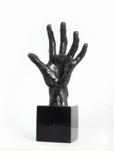 The Hand, støbt af Georges Rudier, Paris (bronze) af Auguste Rodin