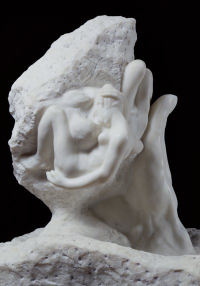 Guds hånd eller Skabelsen, 1902 (marmor) af Auguste Rodin