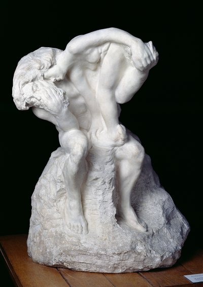 Billedhuggeren og hans muse, 1895 af Auguste Rodin