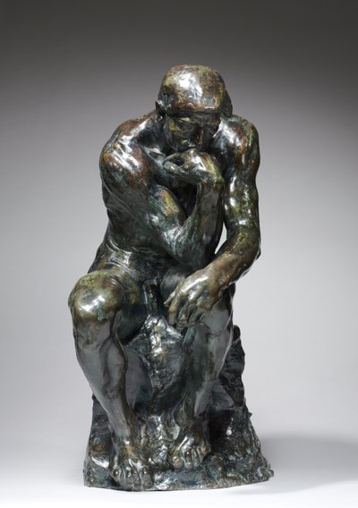 Tænkeren, ca. 1880 af Auguste Rodin
