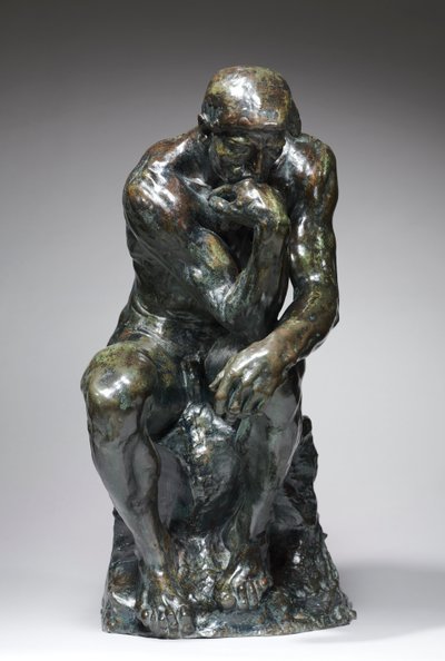Tænkeren, ca. 1880. af Auguste Rodin